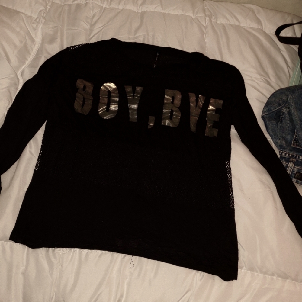 Black Neted shirt